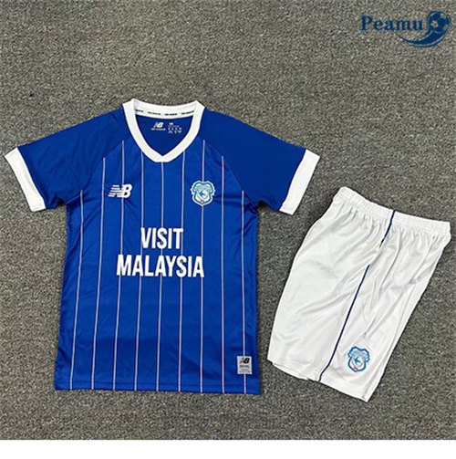 Camisola Futebol Cardiff City Crianças Principal Equipamento 2025-2026
