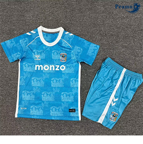Camisola Futebol Coventry Crianças Principal Equipamento 2025-2026