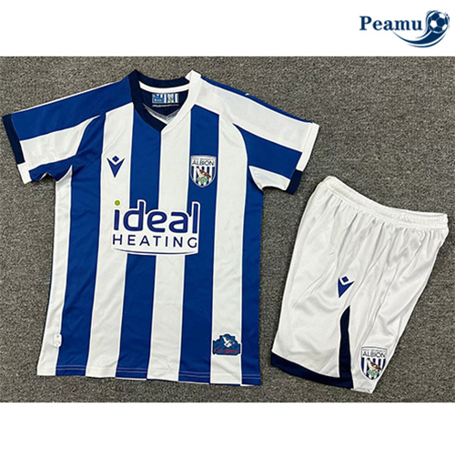 Camisola Futebol West Bromwich Albion Crianças Principal Equipamento 2025-2026