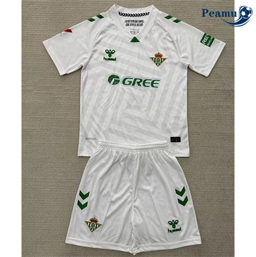 Camisola Futebol Real Betis Crianças Equipamento Goleiro Branco 2025-2026