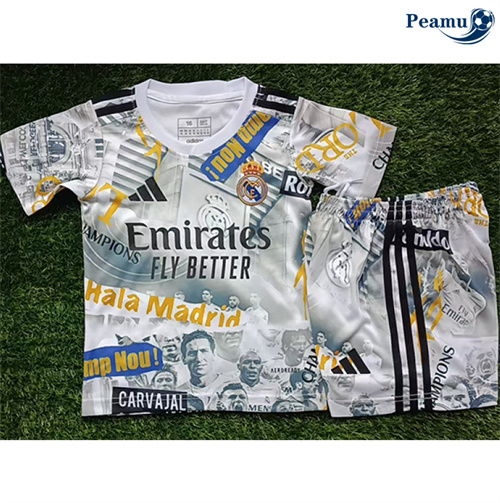 Camisola Futebol Real Madrid Crianças Equipamento 2025-2026