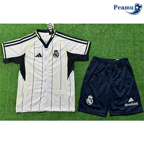 Camisola Futebol Real Madrid Crianças Equipamento casual 2025-2026