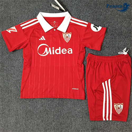 Camisola Futebol Sevilla Crianças Alternativa Equipamento 2025-2026