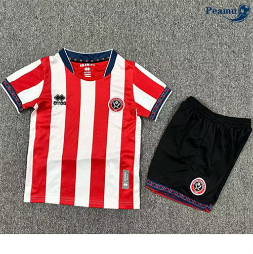 Camisola Futebol Sheffield United Crianças Principal Equipamento 2025-2026