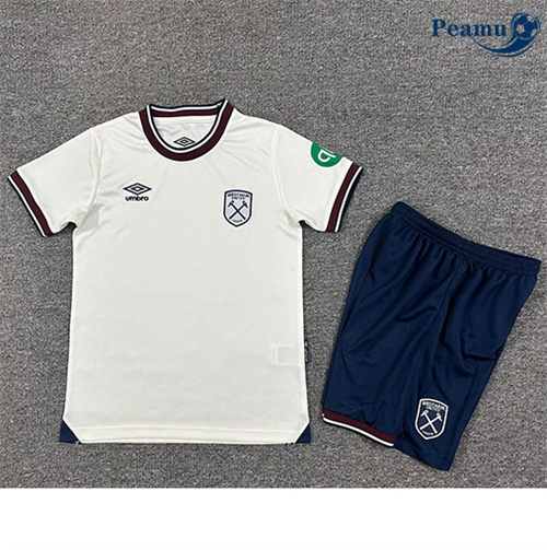 Camisola Futebol West Ham United Crianças Alternativa Equipamento 2025-2026