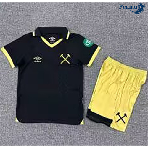 Camisola Futebol West Ham United Crianças Terceiro Equipamento 2025-2026