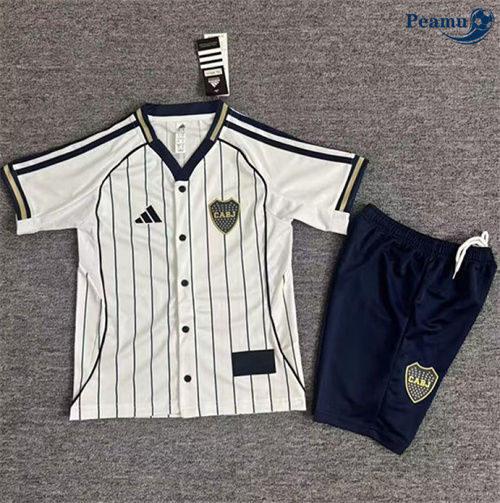 Camisola Futebol Boca Juniors Crianças Equipamento Beisebol 2025-2026