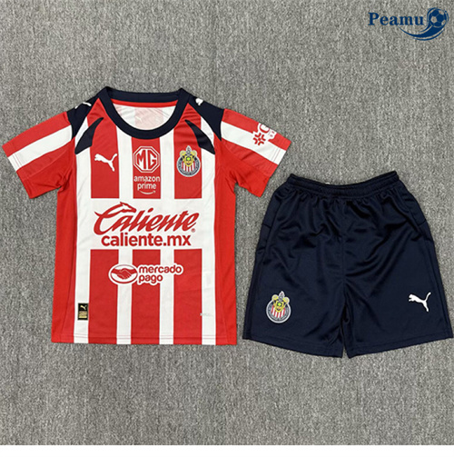 Camisola Futebol Chivas Crianças Principal Equipamento 2025-2026