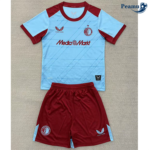 Camisola Futebol Feyenoord Crianças Terceiro Equipamento 2025-2026