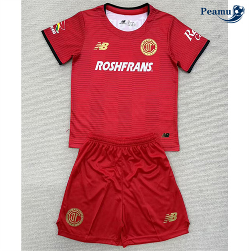 Camisola Futebol Deportivo Toluca Crianças Principal Equipamento 2025-2026