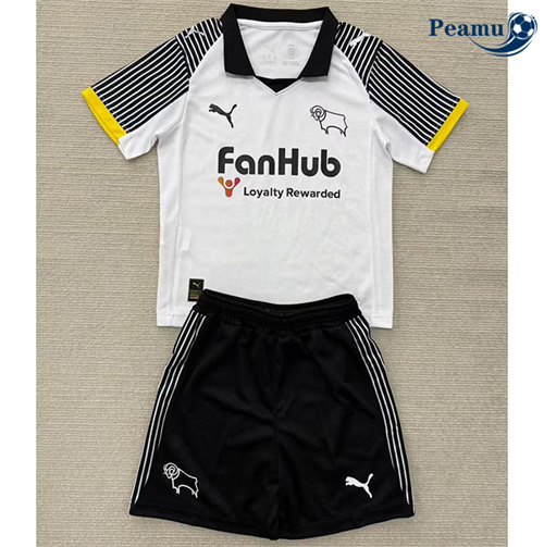 Camisola Futebol Derbyshire Crianças Principal Equipamento 2025-2026