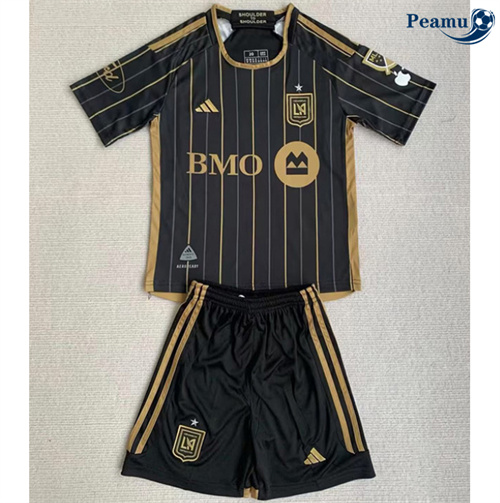 Camisola Futebol Los Angeles FC Crianças Equipamento Negro 2025-2026