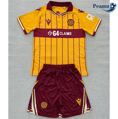Camisola Futebol Motherwell Crianças Principal Equipamento 2025-2026