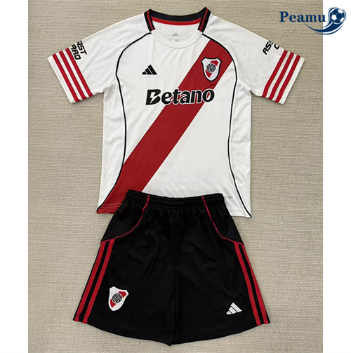 Camisola Futebol River Plate Crianças Principal Equipamento 2025-2026