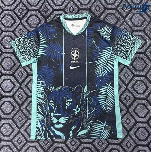 Camisola Futebol Brasil Equipamento Especial Azul 25