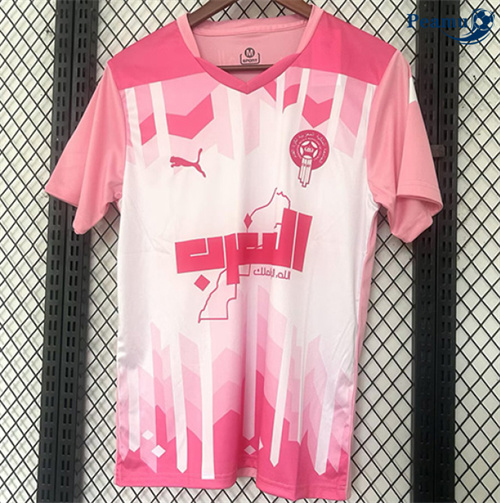 Camisola Futebol Marrocos Equipamento Formação Rosa 2025-2026