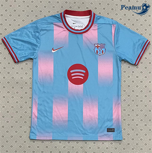 Camisola Futebol Barcelona Equipamento Azul 2025-2026