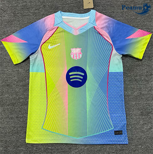 Camisola Futebol Barcelona Equipamento Fluorescent Amarillo 2025-2026