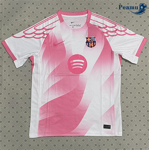 Camisola Futebol Barcelona Equipamento Sandía Vermelho 2025-2026