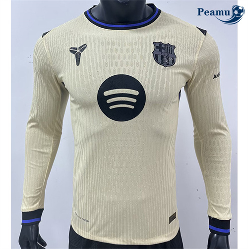 Camisola Futebol Barcelona Player Alternativa Equipamento Mangas compridas 2025-2026