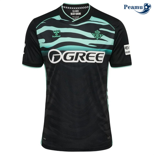 Camisola Futebol Real Betis Terceiro Equipamento Negro 2025-2026