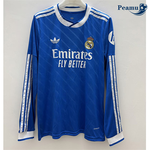 Camisola Futebol Real Madrid Terceiro Equipamento Mangas compridas 2025-2026