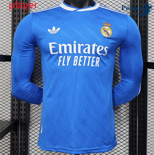 Camisola Futebol Real Madrid Player Terceiro Equipamento Mangas compridas 2025-2026