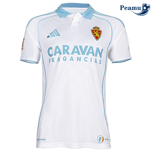 Camisola Futebol Real Zaragoza Principal Equipamento 2025-2026