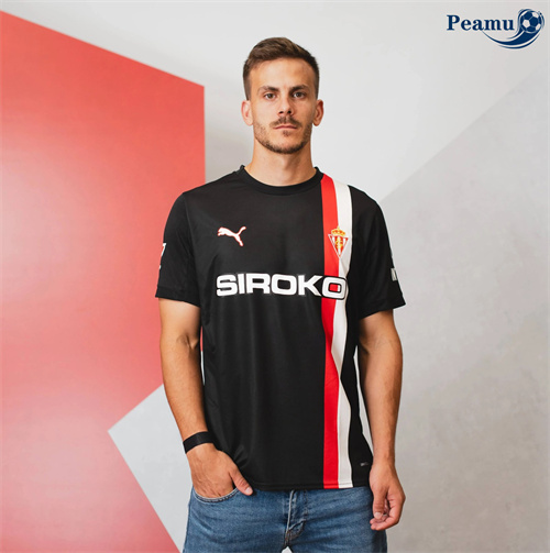 Camisola Futebol Sporting Gijon Alternativa Equipamento 2025-2026