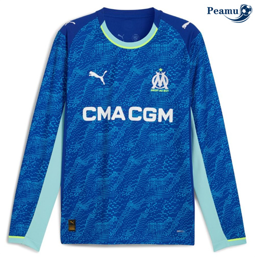 Camisola Futebol Marsella Terceiro Equipamento Mangas compridas 2025-2026