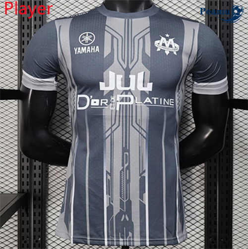 Camisola Futebol Marsella Player Equipamento Especial Gris 2025-2026
