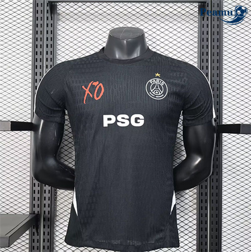 Camisola Futebol PSG Player Equipamento Negro 2025-2026