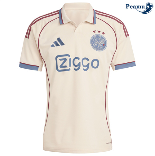 Camisola Futebol Ajax Terceiro Equipamento 2025-2026