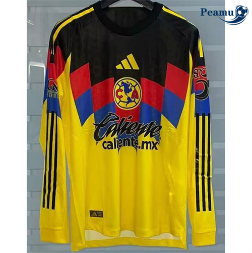 Camisola Futebol CF America Player Principal Equipamento Mangas compridas 2025-2026