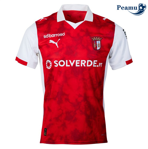 Camisola Futebol Braga Principal Equipamento 2025-2026
