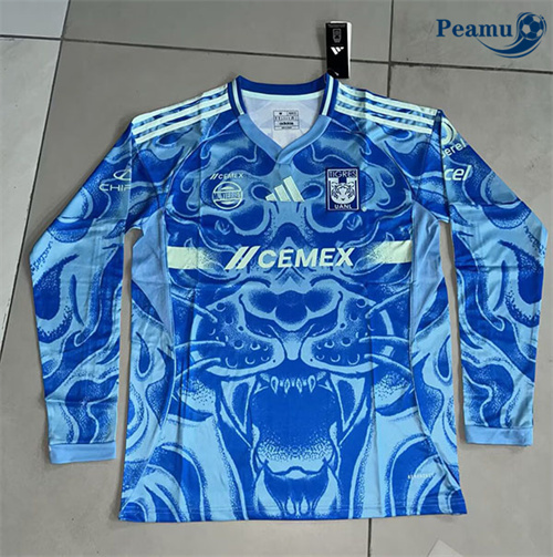 Camisola Futebol Tigres Alternativa Equipamento Mangas compridas 2025-2026