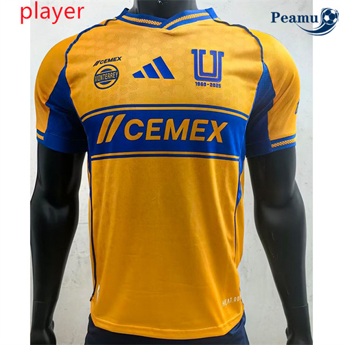 Camisola Futebol Tigres Player Principal Equipamento 2025-2026