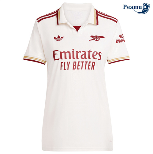Camisola Futebol Arsenal Mulher Terceiro Equipamento 2025-2026