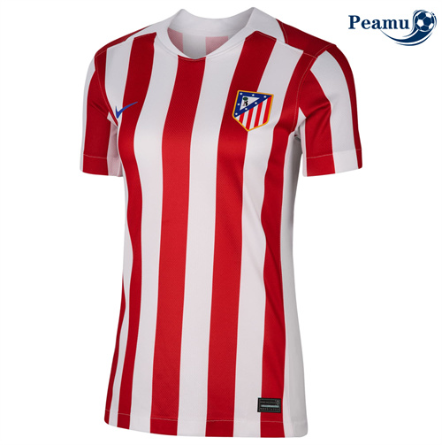 Camisola Futebol Atletico Madrid Mulher Principal Equipamento 2025-2026