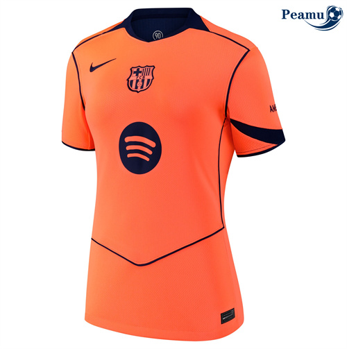 Camisola Futebol Barcelona Mulher Terceiro Equipamento 2025-2026