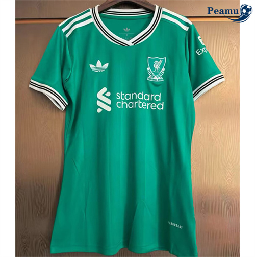 Camisola Futebol Liverpool Mulher Terceiro Equipamento 2025-2026
