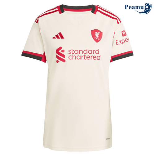 Camisola Futebol Liverpool Mulher Alternativa Equipamento 2025-2026