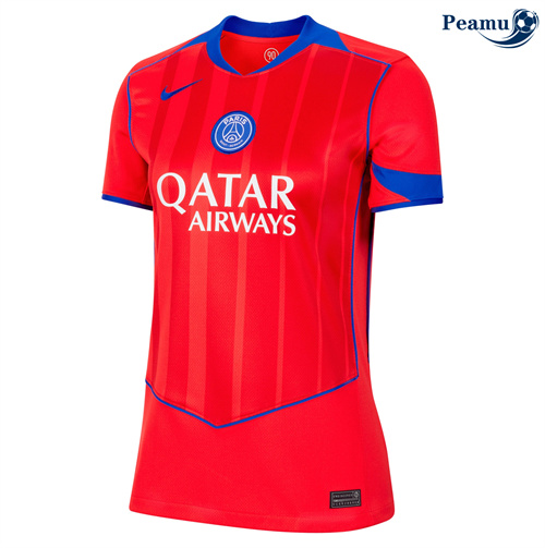 Camisola Futebol PSG Mulher Terceiro Equipamento 2025-2026