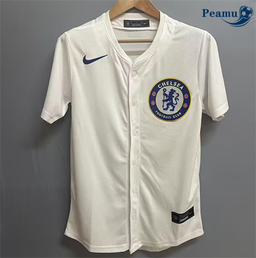 Camisola Futebol Chelsea Equipamento Beisebol Branco 2025-2026