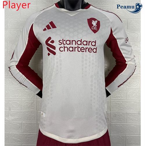 Camisola Futebol Liverpool Player Alternativa Equipamento Mangas compridas 2025-2026