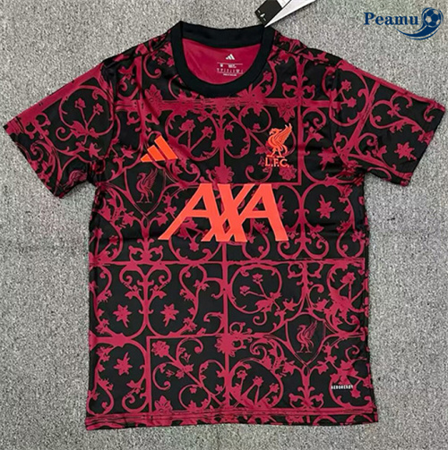 Camisola Futebol Liverpool Equipamento Formação Vermelho 2025-2026