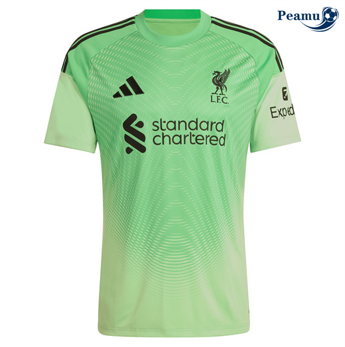 Camisola Futebol Liverpool Principal Equipamento Goleiro 2025-2026