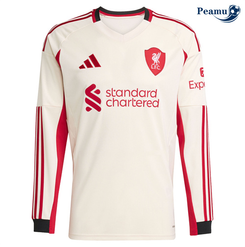 Camisola Futebol Liverpool Alternativa Equipamento Mangas compridas 202025-2026