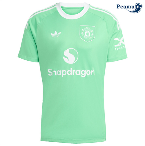 Camisola Futebol Manchester United Terceiro Equipamento Equipamento Goleiro 2025-2026