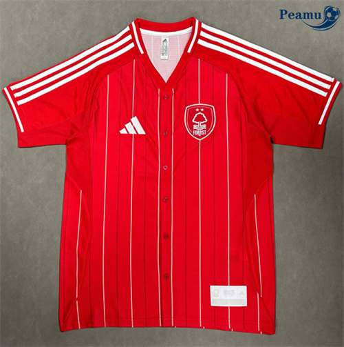 Camisola Futebol Nottingham Forest Equipamento Beisebol 2025-2026